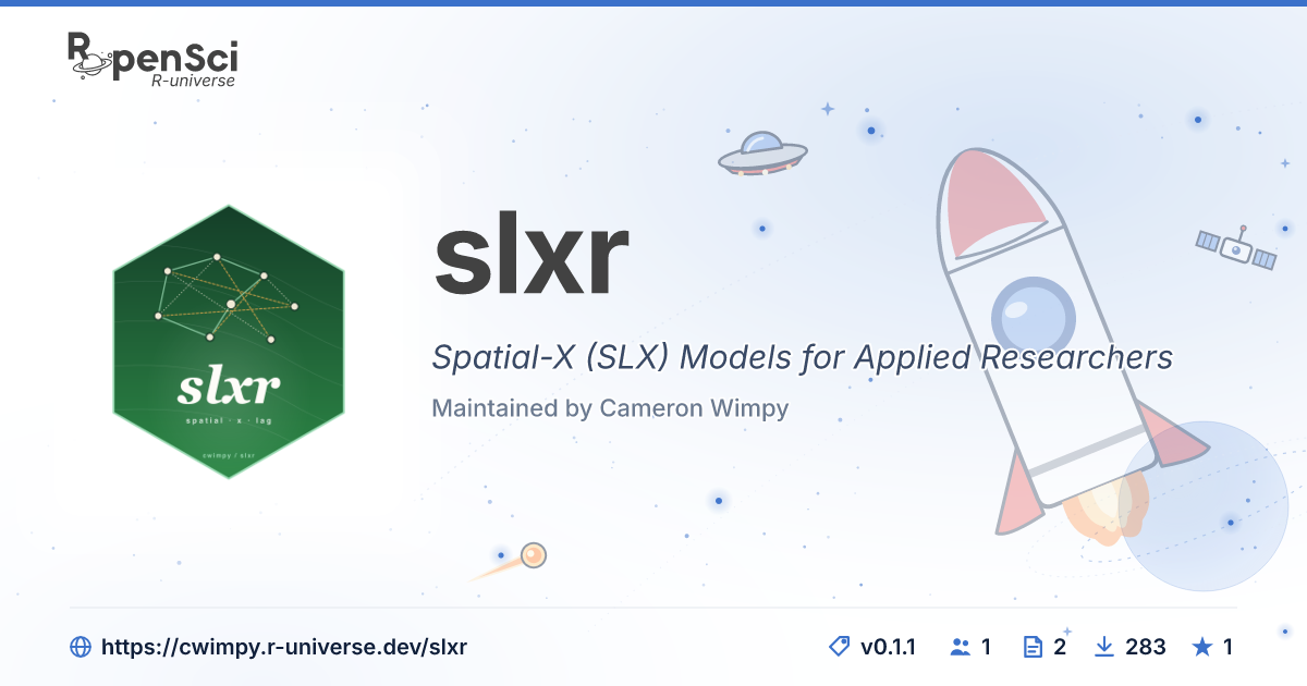 Slx File Example slxr: Spatial-X (SLX) Models for Applied Researchers